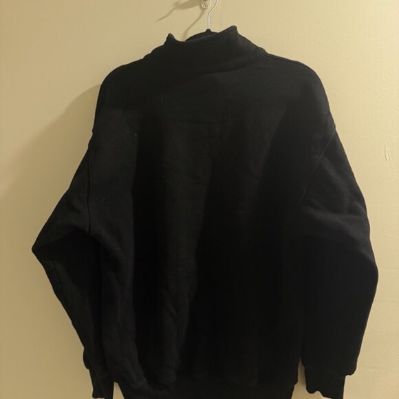 Aritzia TNA Cozy Sweatfleece Boyfriend Polo Sweatshirt - Picture 2 of 4